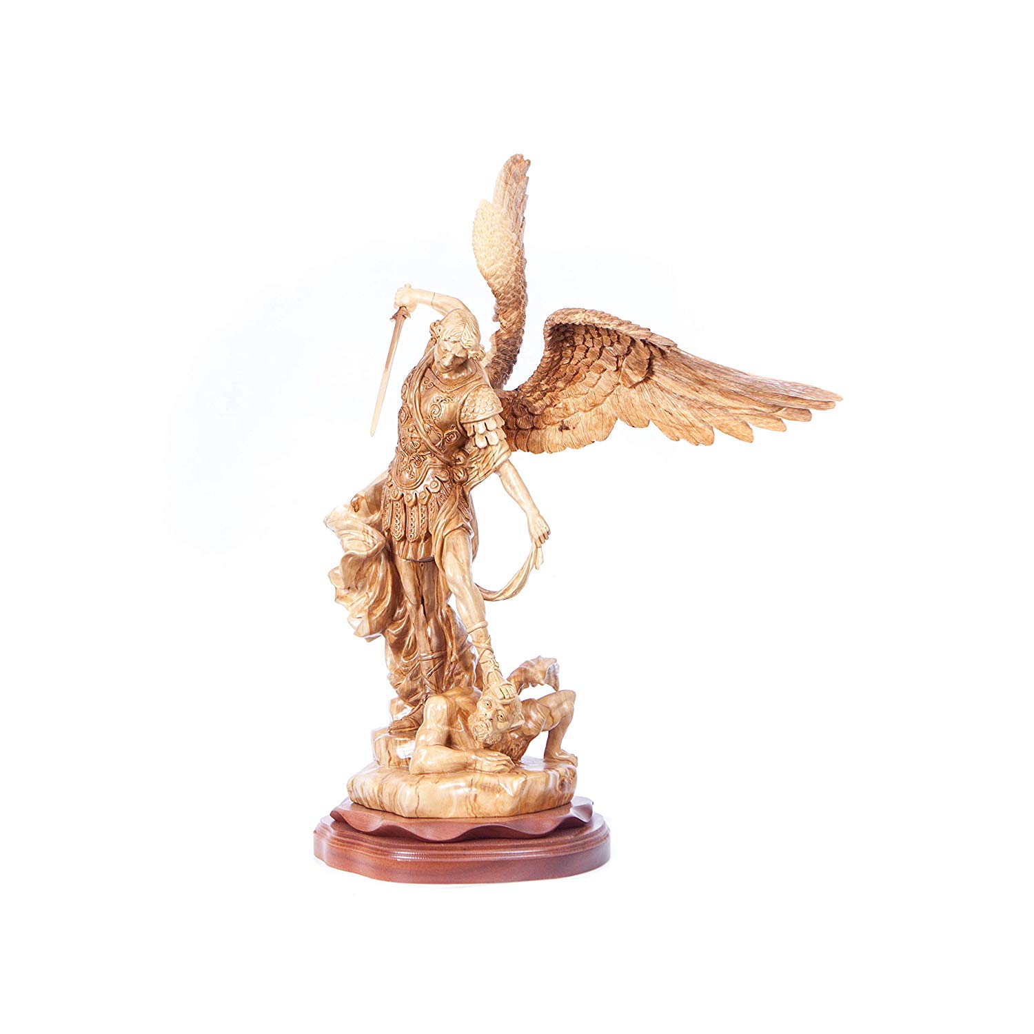 Bethlehem Handicrafts Hand Carved Wooden Angel 